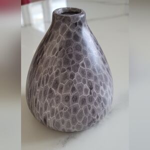 Petoskey Stone Ceramic Vase